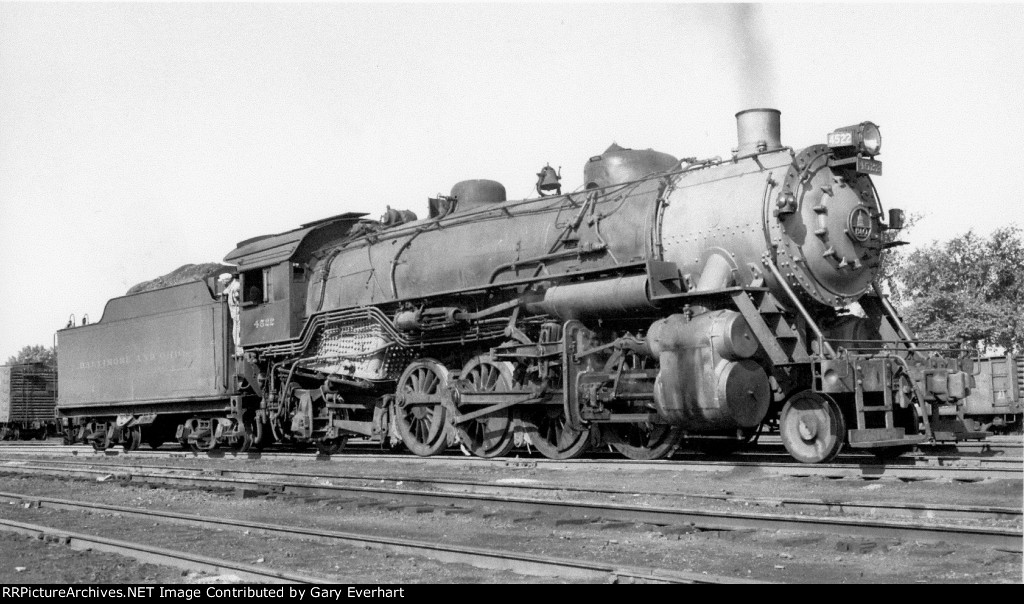 BO 2-8-2 #4522 - Baltimore & Ohio